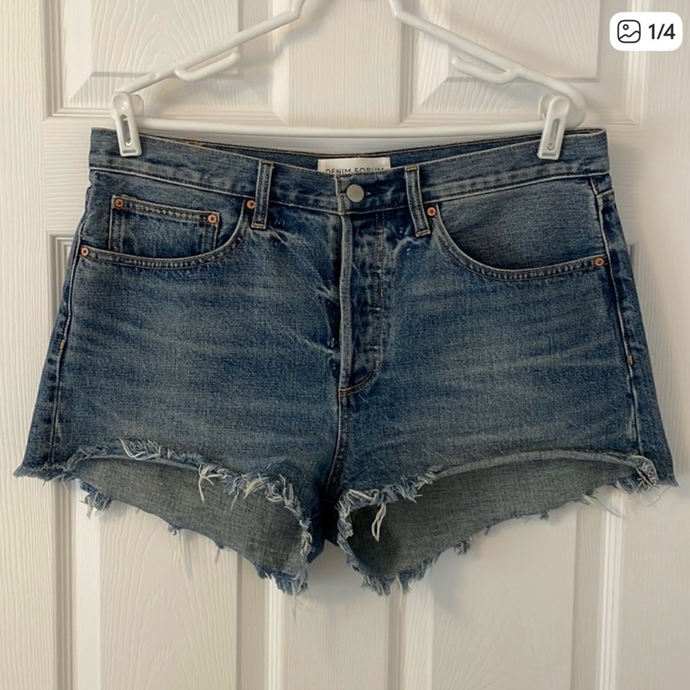 Denim Forum Boyfriend Shorts
